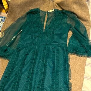 The Clothing Company Teal Midi Dress size L